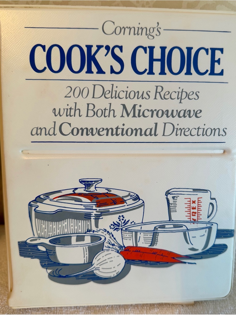 Vintage 1979 Corning’s Cook’s Choice Cookbook Binder CorningWare Pyrex 1st Print